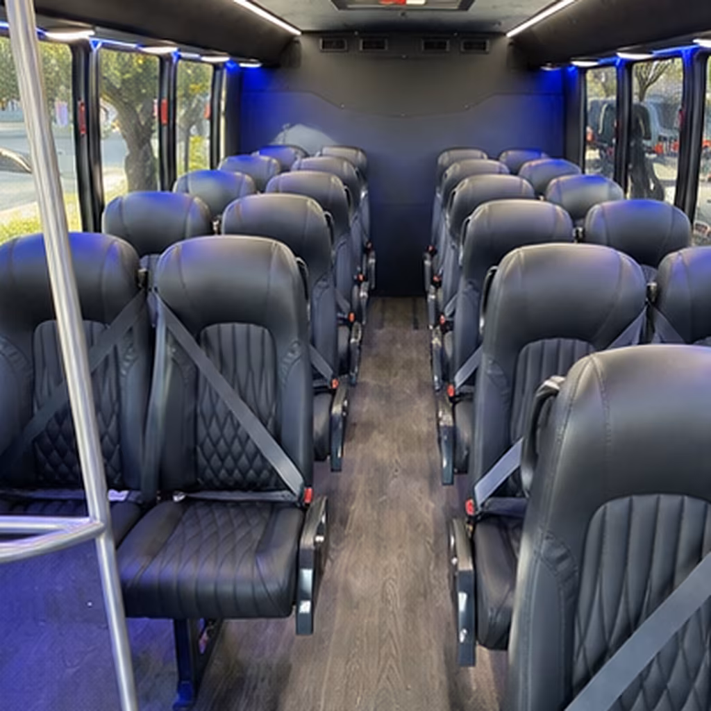 blog rent a bus to benchmark international arena hero