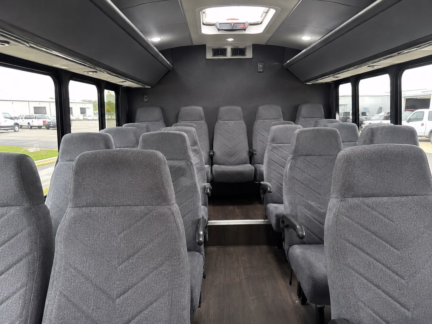 20 passenger minibus inside