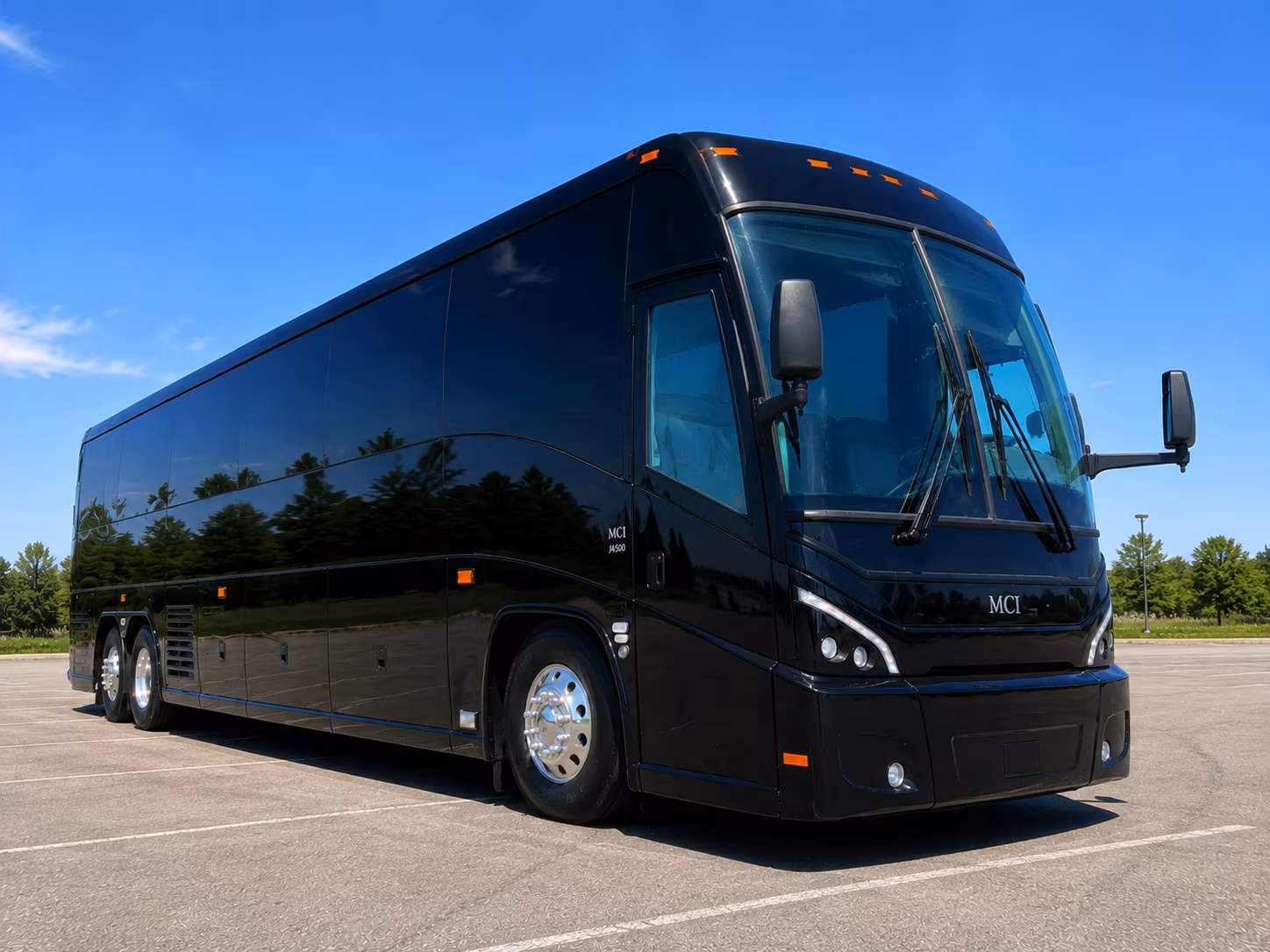 56 passenger charter bus
