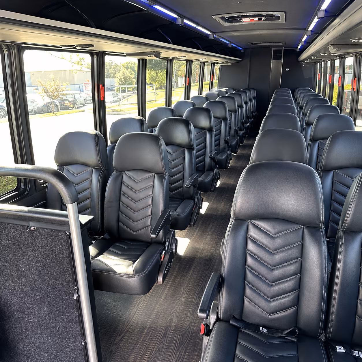 largo polished and efficient corporate charter bus rentals
