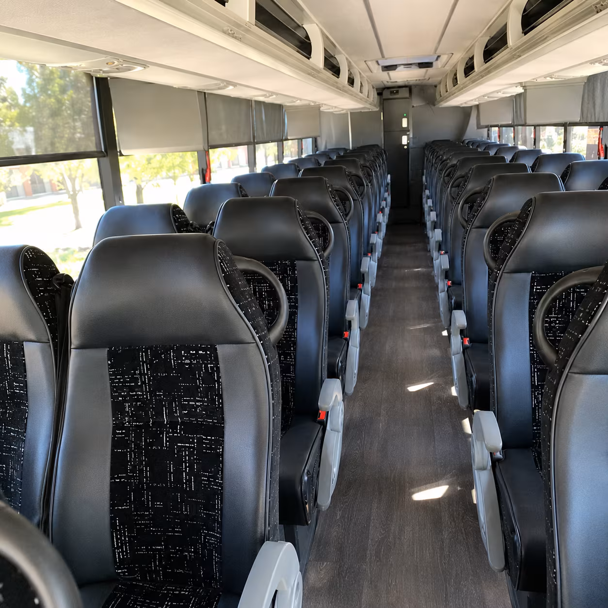 spring hill charter bus rental inside