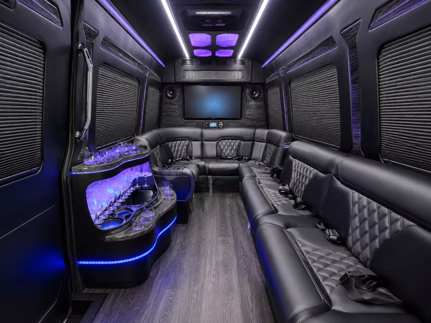 sprinter vans and minibuses for brandon bridal party transportation