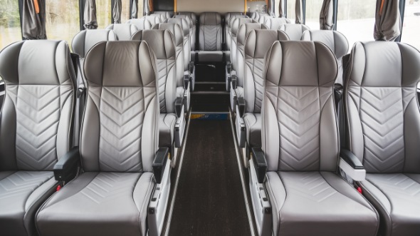 56 passenger charter bus interior clearwater