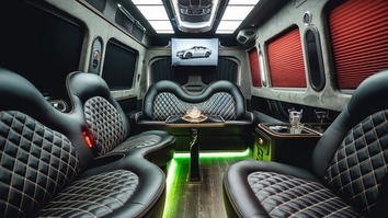 brandon party bus rental interior